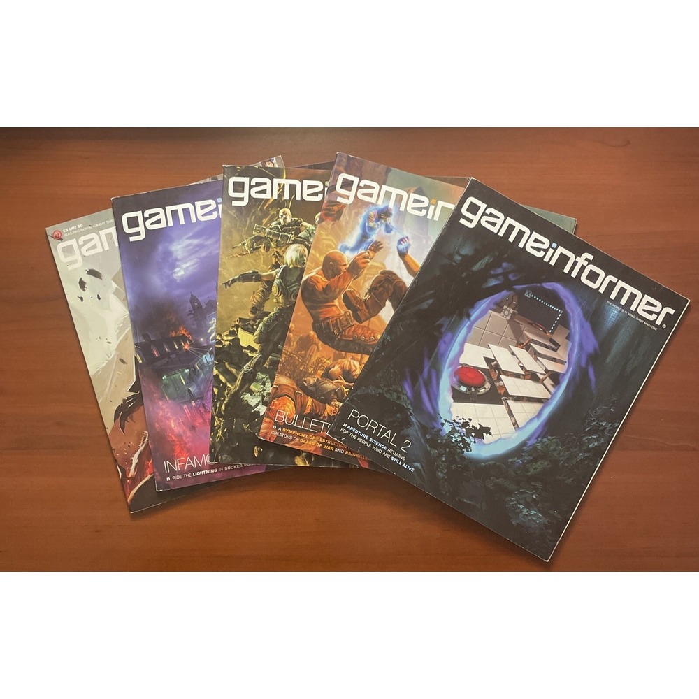 Lot of 3 Game Informer Magazines #191-193 Assassins Creed 2, God Of War 2